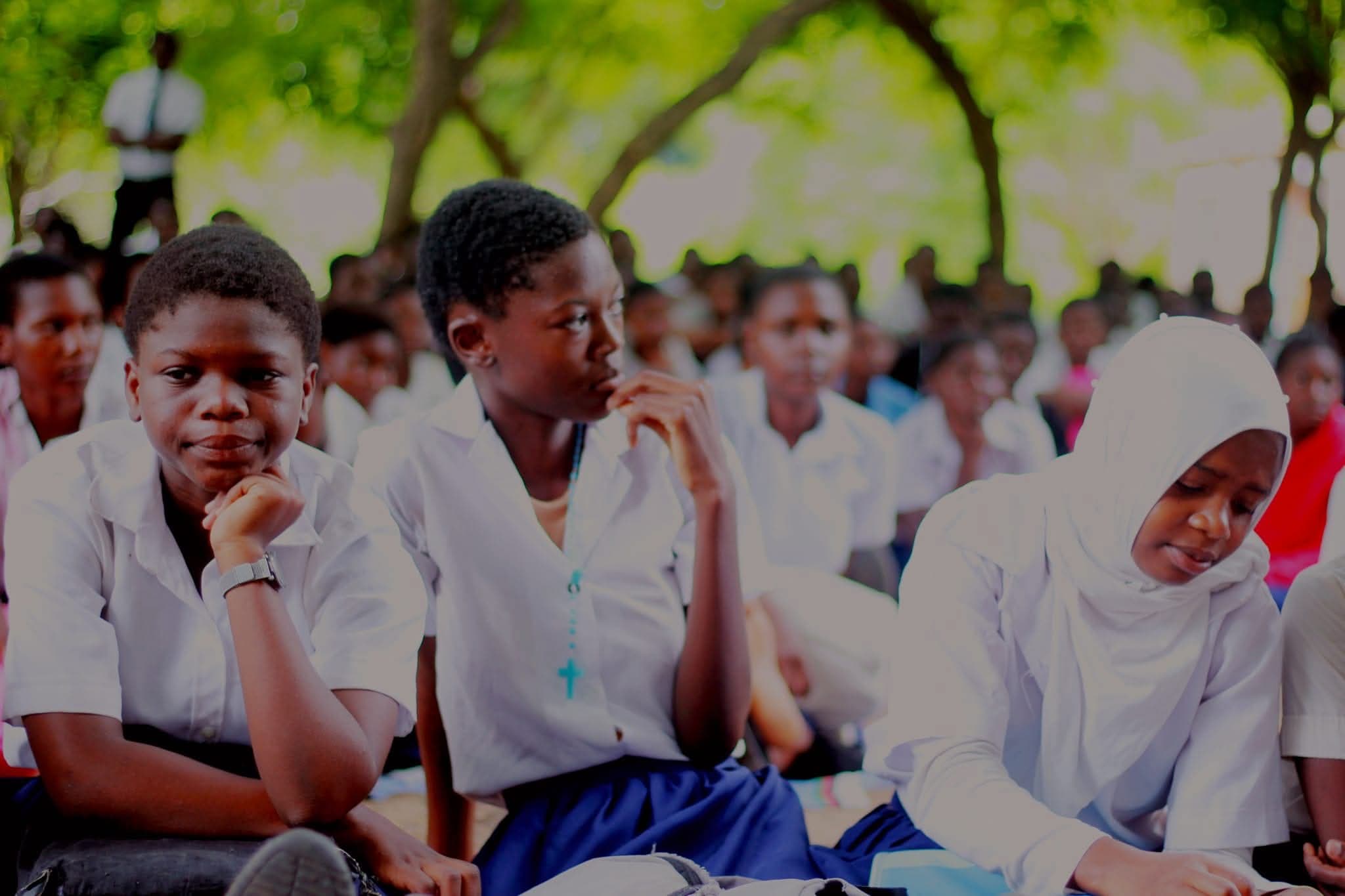 Youth leaders in a forum